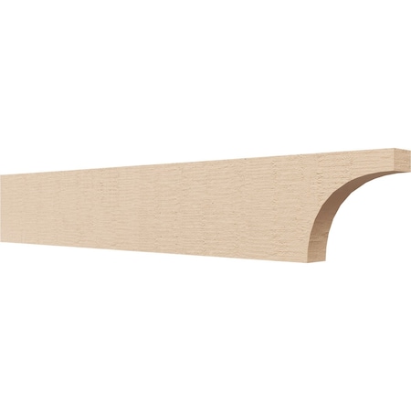 Ekena Millwork 2in. W x 6in. H x 36in. L Huntington Woodgrain TimberThane Rafter Tail, Primed Tan RFTUR02X06X36HUNRCPR